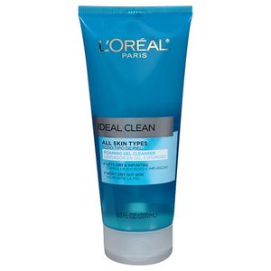 lot 17243 image: LOreal Paris Ideal Clean Daily Foaming Gel Cleanser, 6.8 fl. oz.