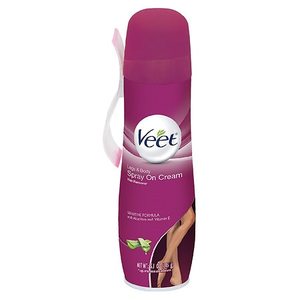 lot 17269 image: Veet Spray On Hair Remover Cream, Sensitive Formula, 5.1 Ounce