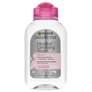 lot 17271 image: Garnier SkinActive Micellar Cleansing Water, For All Skin Types, 3.4 fl. oz.