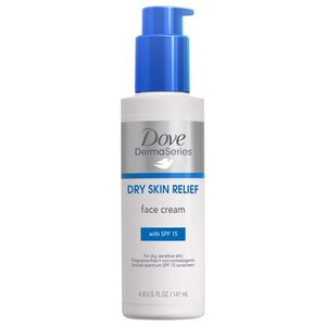 lot 17285 image: Dove DermaSeries with SPF15 Fragrance-Free Face Cream, 4.8 oz