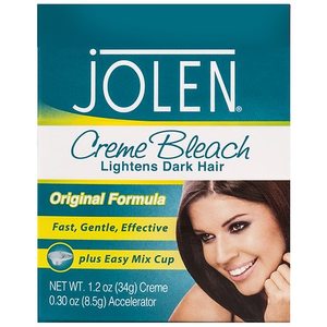 lot 17295 image: Jolen Creme Bleach lightens dark hair quickly and gently, 1.2 Oz Jar