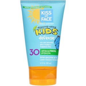 lot 87613 image: KISS MY FACE MINERAL SUNSCREEN obsessively natural KIDS defense broad spectrum spf 30  CREAM