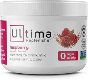 lot 87715 image: NEW Ultima Replenisher Hydrating Electrolyte Powder Mix, Blue Raspberry, 3.7 oz