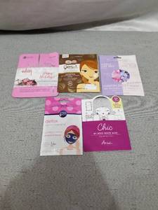 lot 87723 image: LOT OF 5 DIFFERENT BEAUTY FACE MASK