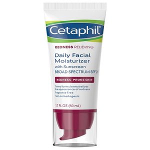 lot 87758 image: Cetaphil Redness Relieving Daily Facial Moisturizer SPF20, Redness Prone Skin, 1.7 Fl Oz