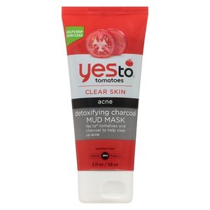lot 87759 image: Yes To Tomatoes Detoxifying Charcoal Mud Mask for Acne, 2 Oz