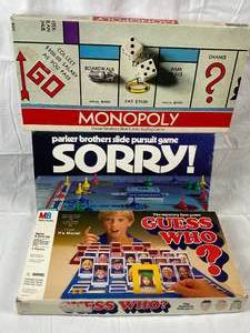 lot 9801 image: Lot of 3 Fun Board Games - All appear to be complete - monopoly hasnt been played