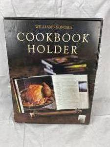 lot 9834 image: Williams Sonoma Cookbook Holder