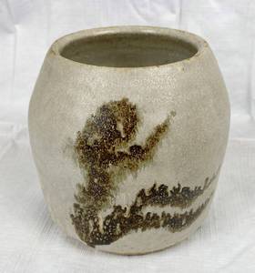 lot 9682 image: Special Stoneware Pottery Bowl - signed by the artist