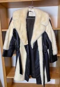 lot 9933 image: Stylish Fur Coat from Graggs Furs or Wichita - Fits ladies size small or a snug medium - BEAUTIFUL