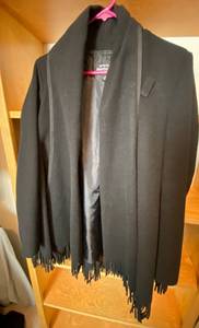 lot 9944 image: Montanaco Ladies Fringe Trimmed Jacket - w scarf loop - FANCY - Very nice jacket Size M