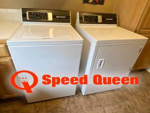 lot 150 image: Commercial SPEED QUEEN Heavy Duty Washer - Very Nice and Clean The best on the market Works great&nbspTR7000WN