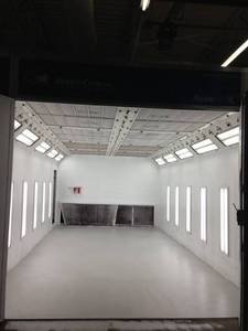 lot 1003 image: Ameri-Cure AquaMak Complete Paint Booth with Paint Mixing Room