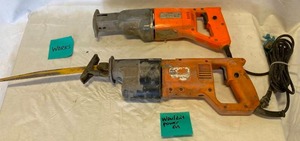 lot 3299 image: Lot of 2 Electric Reciprocating Saws