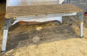 lot 3317 image: Aluminum Work Platform