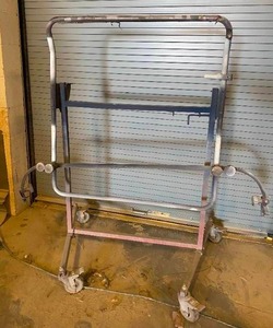 lot 3332 image: Commercial Metal Rolling Parts Hanger - Rack