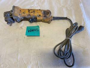lot 3350 image: DeWalt Electric Angle Grinder