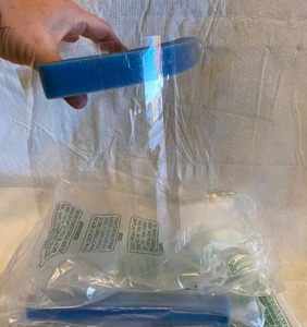 lot 3355 image: Lot of New, Disposable, Adjustable Face Shields - Approx. 22 in packages