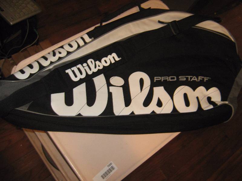 lot 7009 image: Wilson Pro Staff Racket-ball Racket Bag- Racket not included