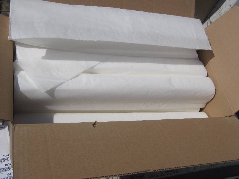 lot 7040 image: Tidi Products Exam Table Paper 916213 Exam Table Barriers Crepe 21 x 125 ft. White 12 rolls per case- Great Packing Material