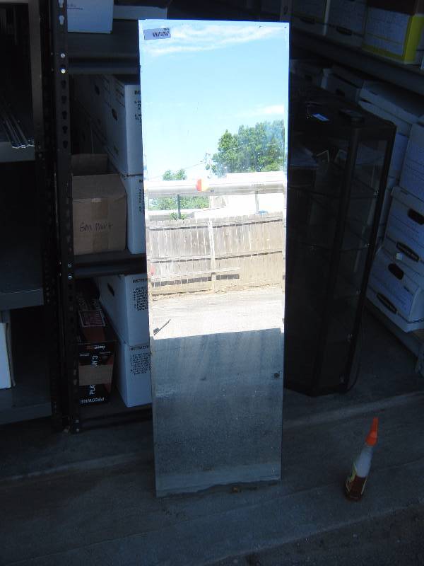 lot 7147 image: Beveled Edge Wall Mount Mirror 16 x 14 x 54 tall