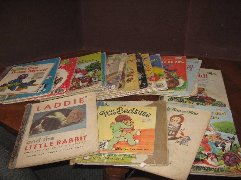lot 7181 image: 23 ct. lot of Little Golden Books, may have a first edition