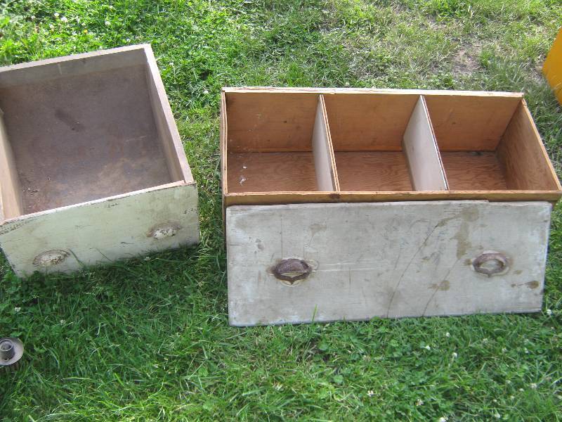 lot 7286 image: pair of drawers and a drawer front
