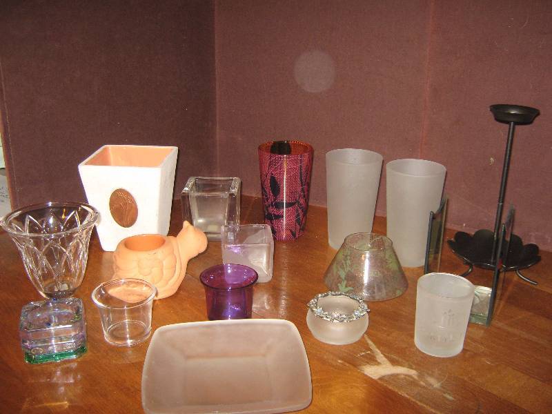 lot 7301 image: PartyLite Votive holder lot 17 pieces