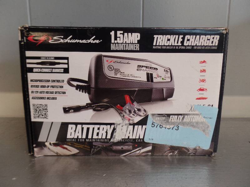 lot 1066 image: SCHUMACHER 1.5AMP FULLY AUTOMATIC