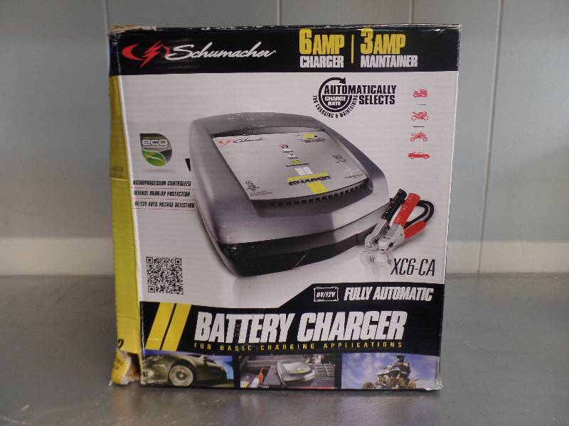 lot 1067 image: SCHUMACHER 6AMP CHARGER 3AM MAINTAINER FULLY AUTOMATIC