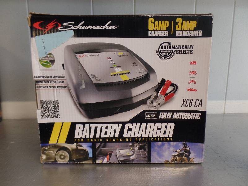 lot 1072 image: SCHUMACHER 6AMP CHARGER 3AM MAINTAINER FULLY AUTOMATIC
