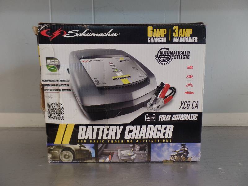 lot 1078 image: SCHUMACHER 6AMP CHARGER 3AM MAINTAINER FULLY AUTOMATIC