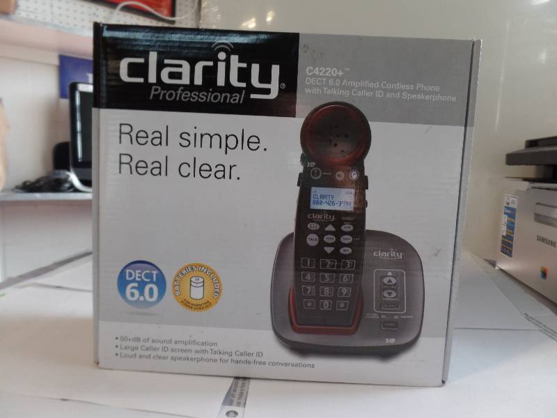 lot 1042 image: CLARITY PROFESSIONAL CORDLESS PHONE