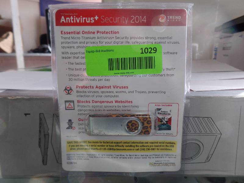 lot 1029 image: TREND MICRO TITANIUM FOR 7 PCLAPTOPS