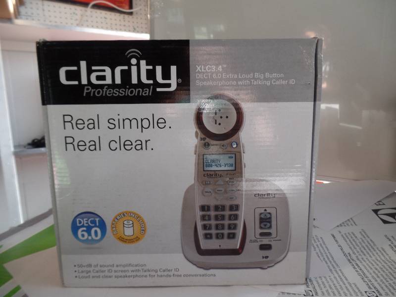 lot 1043 image: CLARITY PROFESSIONAL CORDLESS PHONE
