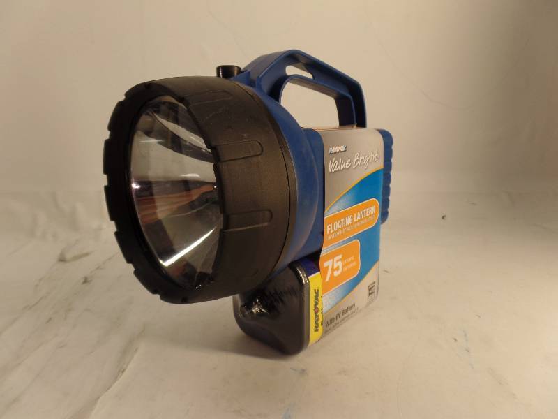 lot 1276 image: RAYOVAC CALUE BRIGHT FLOATING LANTERN W6V BATTERY