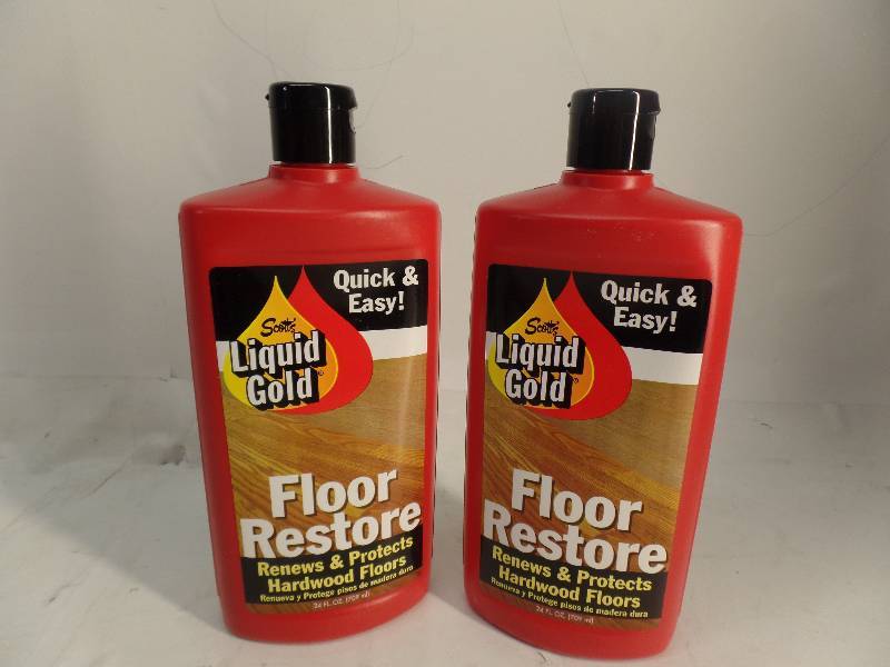 lot 1244 image: LOT OF 2 LIQUID GOLD FLOOR RESTORE