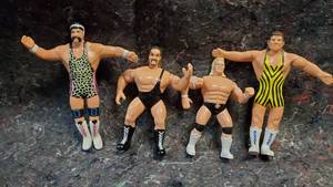 lot 1504 image: Lot of 4 Wreatling Figurines