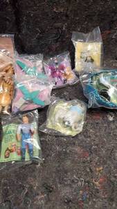 lot 1517 image: Lot of 10 Vintage Pocahontas Happy Meal Toys