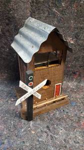 lot 1530 image: Train Station Birdhouse