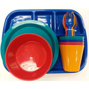 lot 1540 image: Mainstays Boys Dinnerware Set, 24 Piece