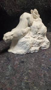 lot 1579 image: Bisqueware or Mountain Cat