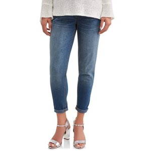 lot 1609 image: Lot of 3. Time and Tru Maternity Full Panel Medium Wash Skinny Jean