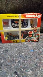 lot 1625 image: Buddy L Motocross Race Set