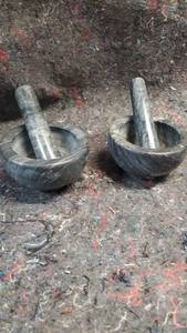 lot 1680 image: Pair of Mortar and Pestles