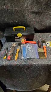 lot 1722 image: Tool Box and Tools