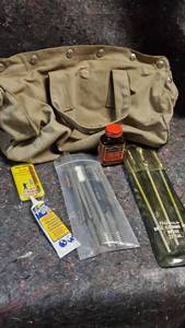 lot 1742 image: Gun Cleaning Accessories and Bag