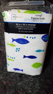 lot 1803 image: Vinyl Tablecloth