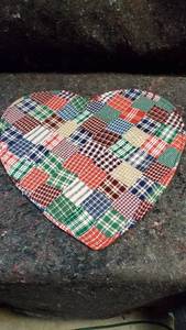 lot 1814 image: Quilted Heart