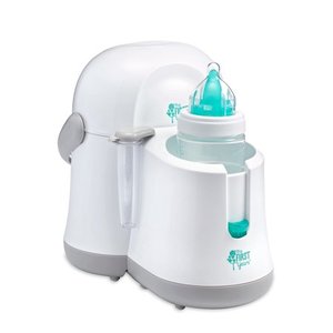 lot 1824 image: The First Years 3-in-1 Bottle Warmer & Cooler, Baby Bottle Holder and Sterilizer With Auto Shut-Off With Accessories